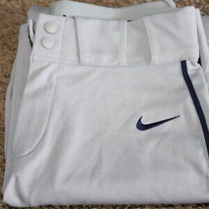 Nike Baseball pants, Mens size small. Grey with piping.